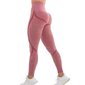Pink Seamless Leggings